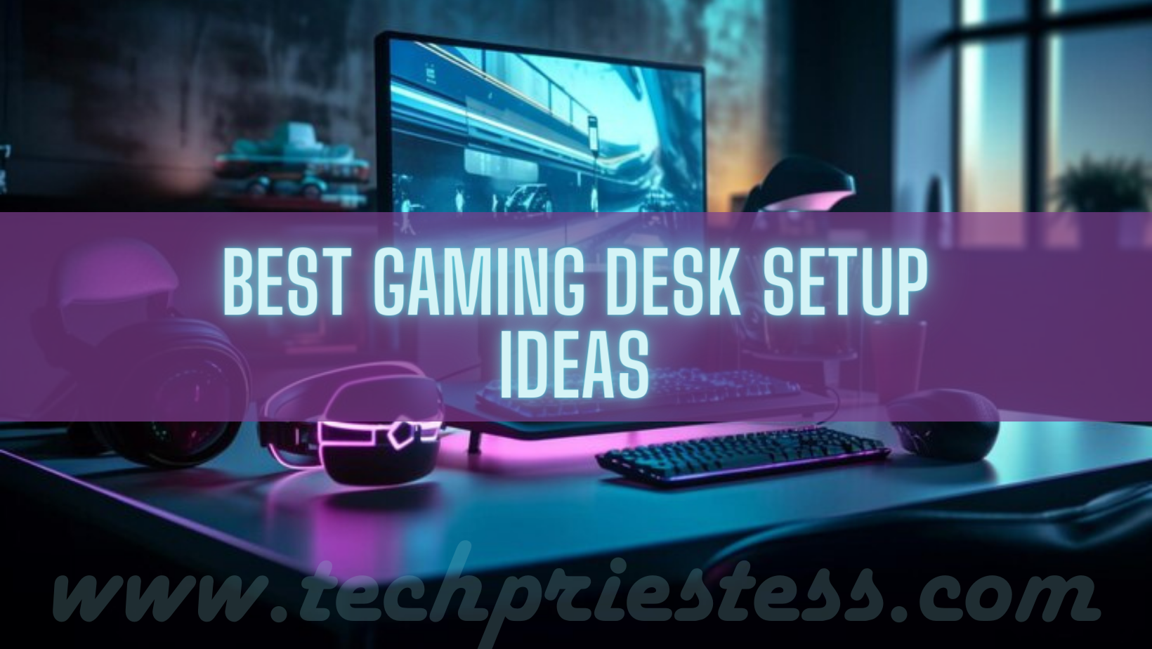 Gaming desk setup ideas