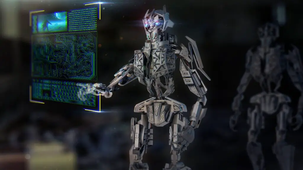 Artificial general intelligence robot programming themselves