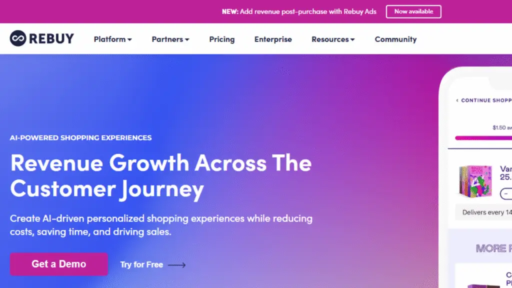 Best AI Tools for Shopify and Online Stores (Free, Paid) 6 Rebuy platform for personalized recommendation