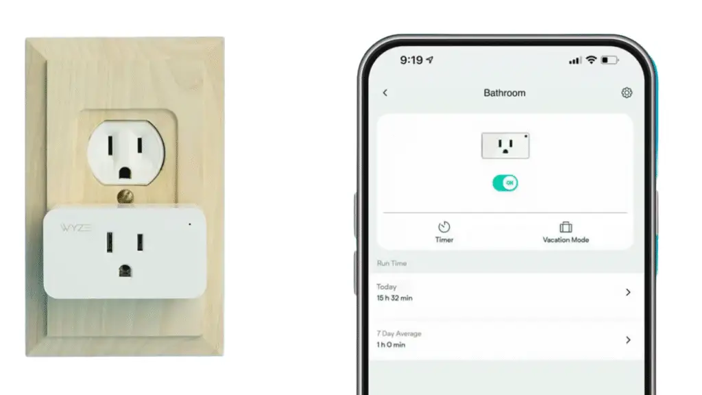 Best Smart Home Devices for Remote Workers in the US (2025 Guide) 9 Wyze Smart Plugs and Wyze smart app interface
