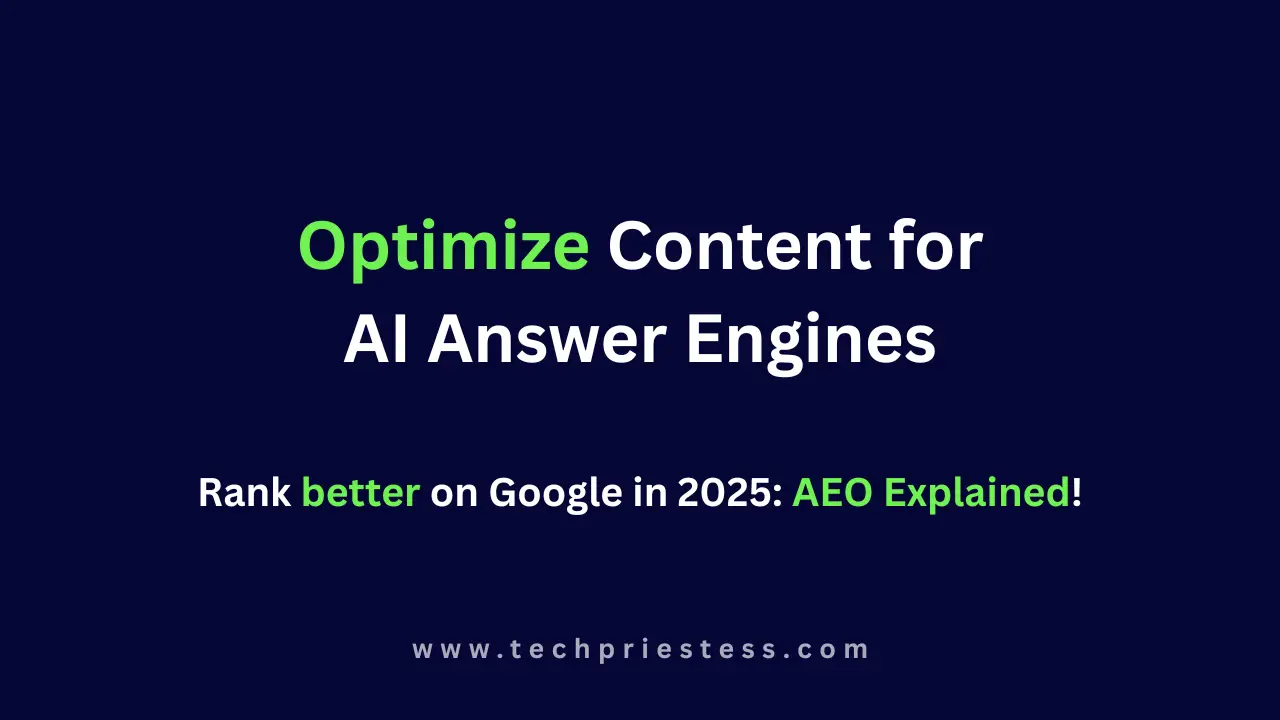 AEO Explained: Methods to rank better on AI Answer Engines
