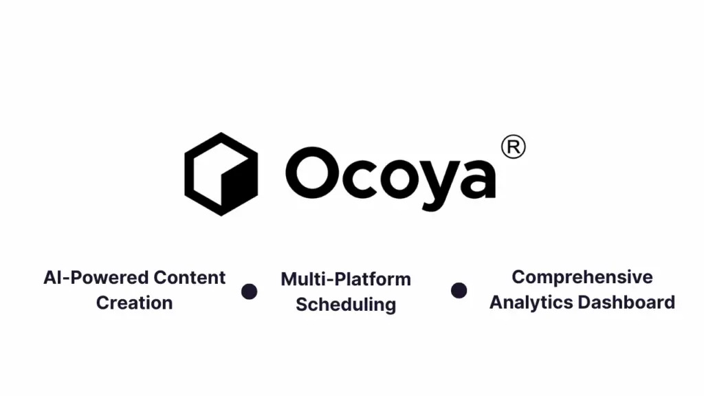 How to Select the Right AI Tools for Your Business 3 Ocoya for AI powered content creation