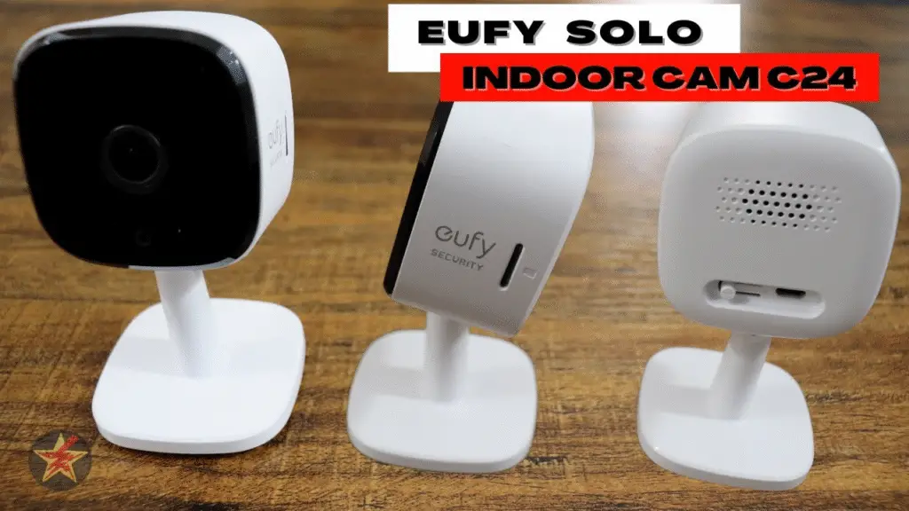 Three Eufy indoor Camera placed in different angle